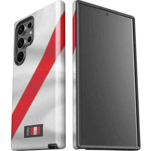 Peru Soccer Flag Galaxy S23 Ultra Pro Case