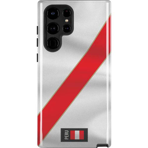 Peru Soccer Flag Galaxy Cases