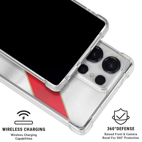 Peru Soccer Flag Galaxy S25 Ultra Clear Case