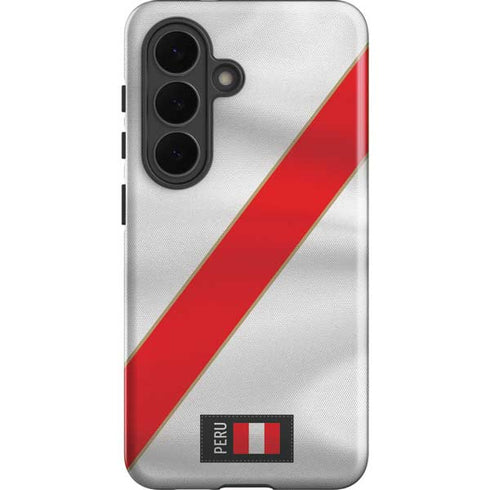 Peru Soccer Flag Galaxy S26 Impact Case