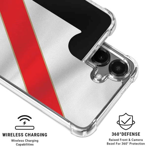 Peru Soccer Flag Galaxy S26 Plus Clear Case