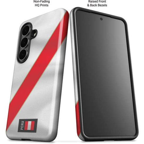 Peru Soccer Flag Galaxy S26 Plus Impact Case