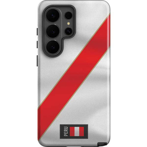 Peru Soccer Flag Galaxy S26 Ultra Impact Case