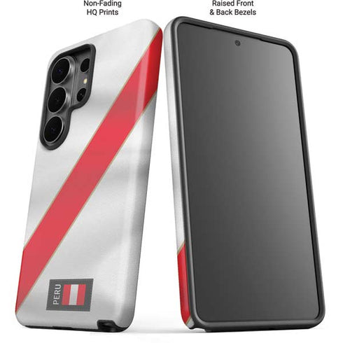 Peru Soccer Flag Galaxy S26 Ultra Impact Case