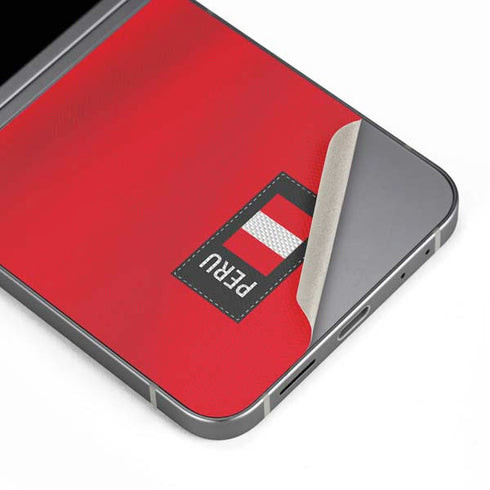 Peru Soccer Flag Galaxy Z Flip6 Skin