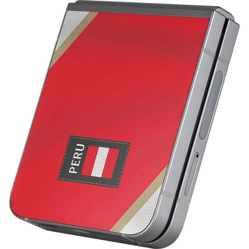 Peru Soccer Flag Galaxy Z Flip6 Skin