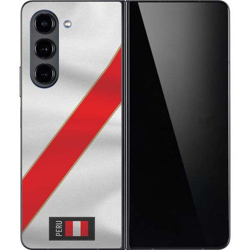Peru Soccer Flag Galaxy Z Fold5 5G Skin