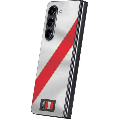 Peru Soccer Flag Galaxy Z Fold5 5G Skin