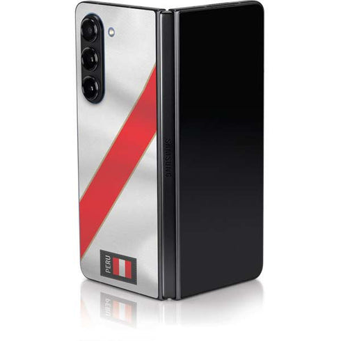 Peru Soccer Flag Galaxy Z Fold5 5G Skin