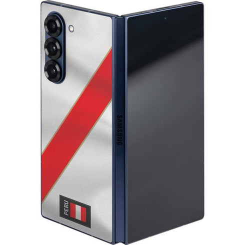 Peru Soccer Flag Galaxy Z Fold6 Skin