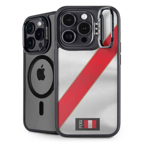 Peru Soccer Flag iPhone 13 Pro Max Kickstand Case