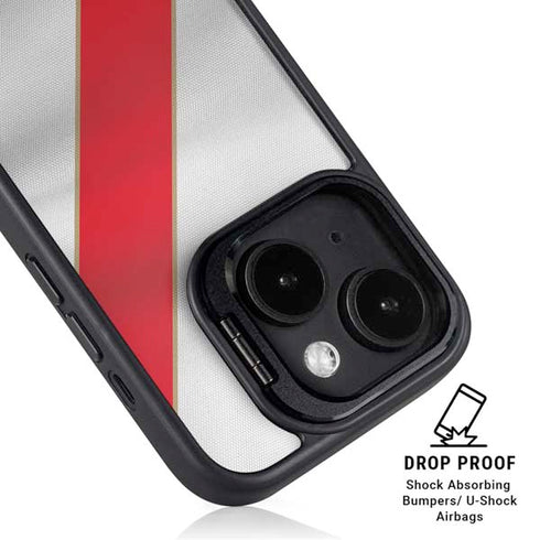 Peru Soccer Flag iPhone 14 Plus Kickstand Case