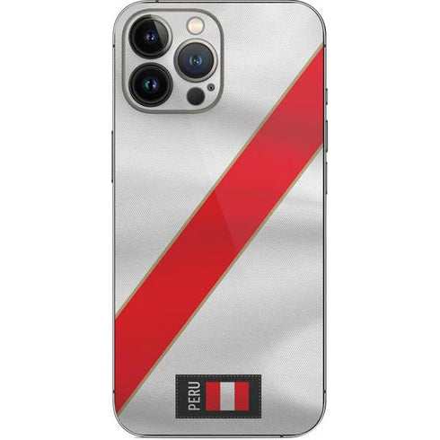 Peru Soccer Flag iPhone 15 Pro Max Skin