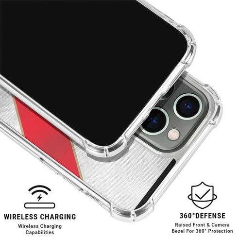 Peru Soccer Flag iPhone 16 Pro Clear Case