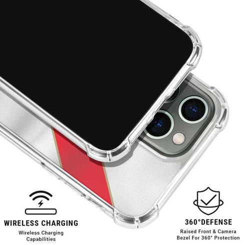 Peru Soccer Flag iPhone 16 Pro Max Clear Case