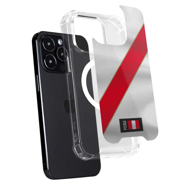 Peru Soccer Flag iPhone 16 Pro Max MagSafe Case Skinit