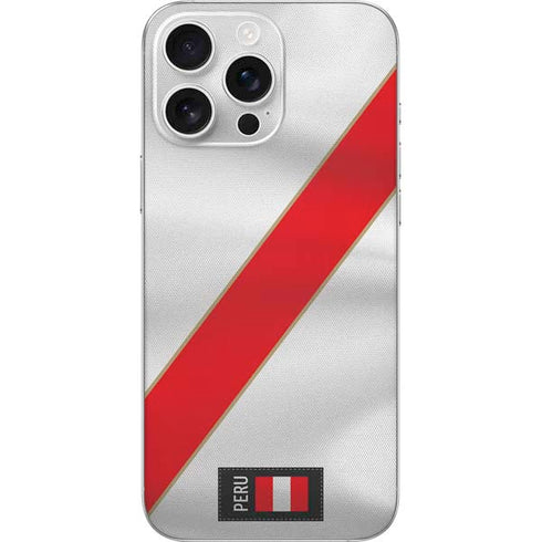 Peru Soccer Flag iPhone 16 Pro Max Skin