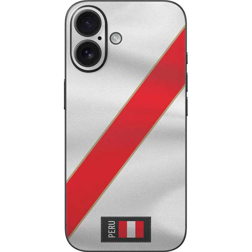 Peru Soccer Flag iPhone 16 Skin
