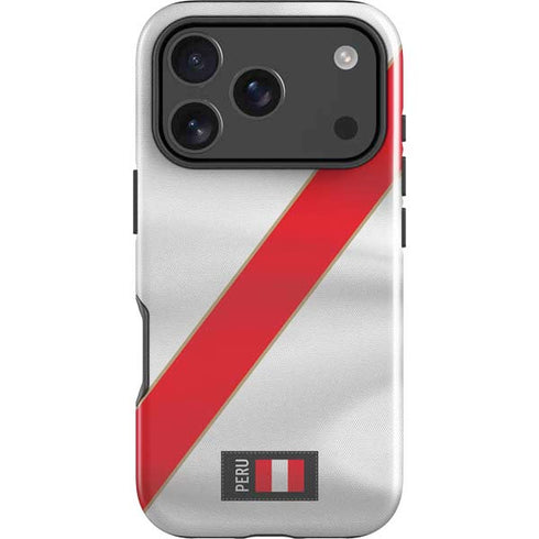 Peru Soccer Flag iPhone 18 Pro Impact Case