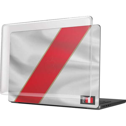 Peru Soccer Flag MacBook Pro 14in (2021-24) Case plus Skin