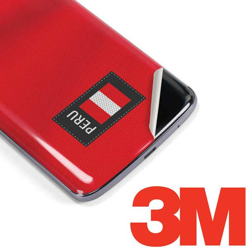Peru Soccer Flag Moto E5 Plus Skin
