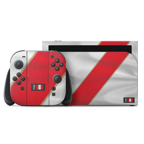 Peru Soccer Flag Nintendo Skins
