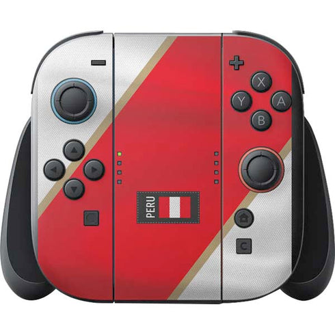 Peru Soccer Flag Nintendo Switch 2 (2025) with Joy-Con Skin