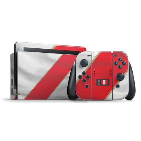 Peru Soccer Flag Nintendo Skins