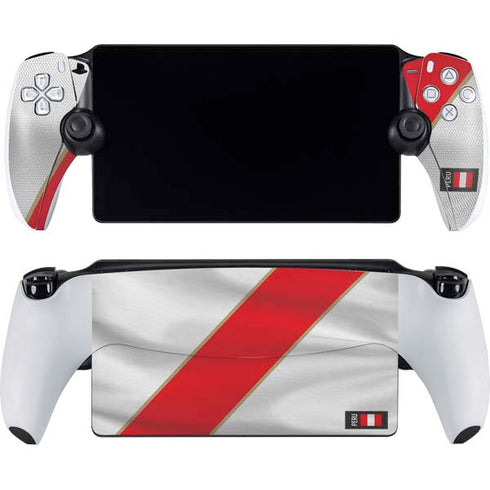 Peru Soccer Flag PlayStation Portal Remote Player Skin