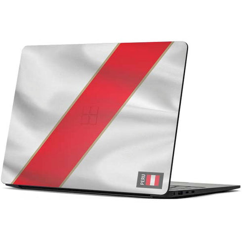Peru Soccer Flag Surface Laptop 7 13.8in Skin