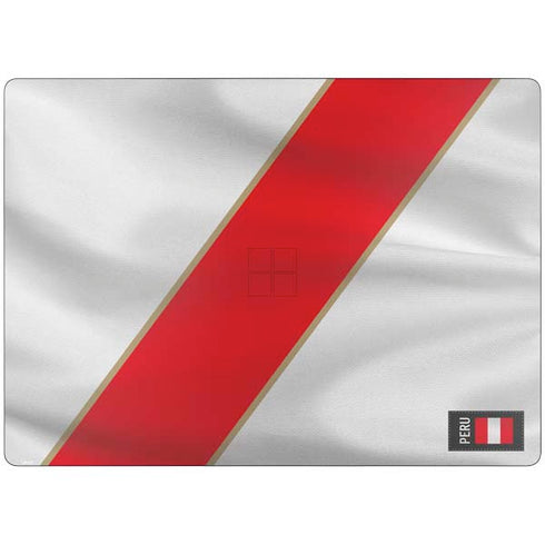 Peru Soccer Flag Surface Laptop 7 13.8in Skin