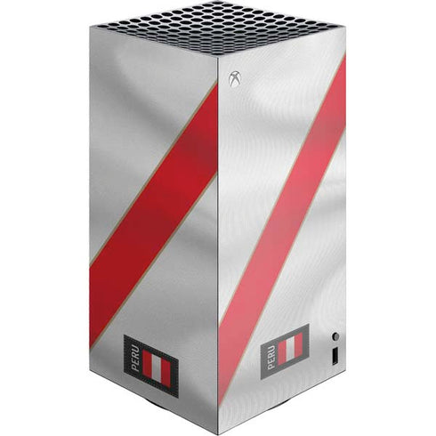 Peru Soccer Flag XBox Series X Digital Edition Console Skin