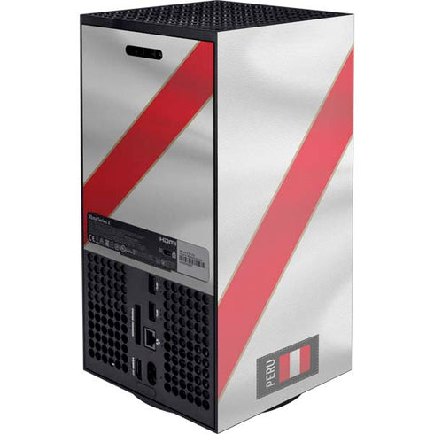 Peru Soccer Flag XBox Series X Digital Edition Console Skin