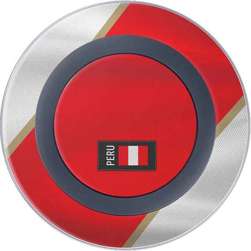 Peru Soccer Flag Wireless Charger Skin