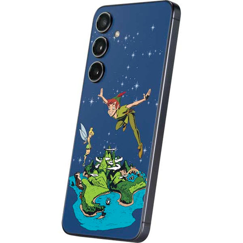 Disney Peter Pan and Tinker Bell in Neverland Galaxy A16 5G Skin