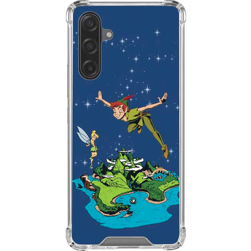 Disney Peter Pan and Tinker Bell in Neverland Galaxy A17 Clear Case