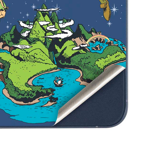 Disney Peter Pan and Tinker Bell in Neverland Galaxy A35 5G Skin