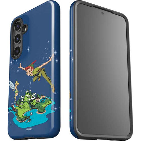 Disney Peter Pan and Tinker Bell in Neverland Galaxy S25 Impact Case