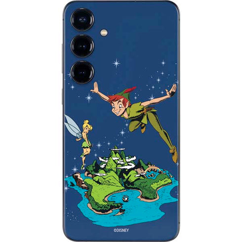 Disney Peter Pan and Tinker Bell in Neverland Galaxy S24 Plus Skin