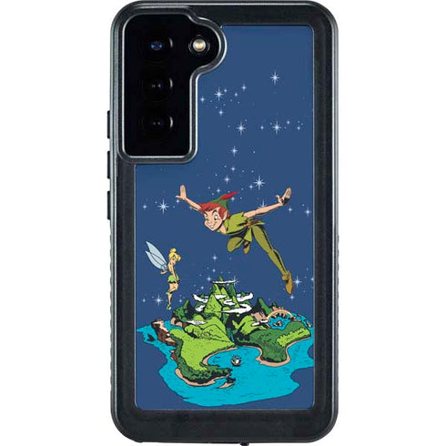 Disney Peter Pan and Tinker Bell in Neverland Galaxy S24 Plus Waterproof Case