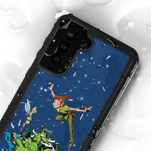 Disney Peter Pan and Tinker Bell in Neverland Galaxy S24 Plus Waterproof Case