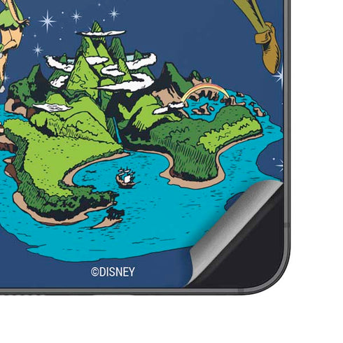 Disney Peter Pan and Tinker Bell in Neverland Galaxy S25 Skin