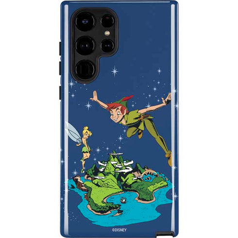 Disney Peter Pan and Tinker Bell in Neverland Galaxy S25 Ultra Impact Case