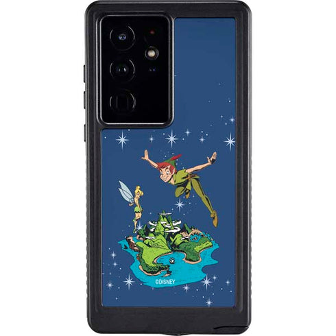 Disney Peter Pan and Tinker Bell in Neverland Galaxy S24 Ultra Waterproof Case