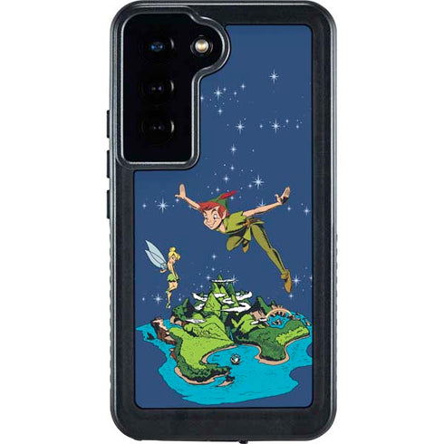 Disney Peter Pan and Tinker Bell in Neverland Galaxy S24 Waterproof Case
