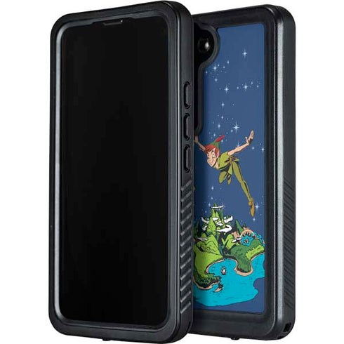 Disney Peter Pan and Tinker Bell in Neverland Galaxy S24 Waterproof Case