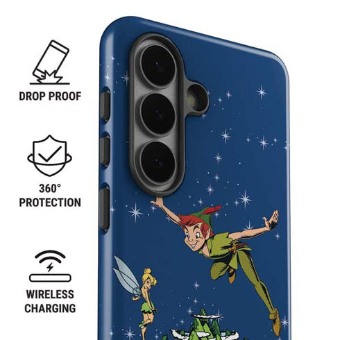 Disney Peter Pan and Tinker Bell in Neverland Galaxy S26 Impact Case