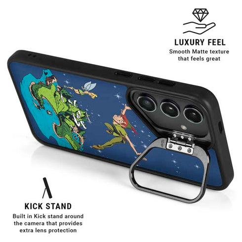 Disney Peter Pan and Tinker Bell in Neverland Galaxy S26 Plus Kickstand Case