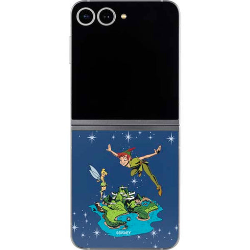 Disney Peter Pan and Tinker Bell in Neverland Galaxy Z Flip6 Skin