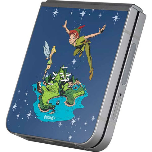 Disney Peter Pan and Tinker Bell in Neverland Galaxy Z Flip6 Skin